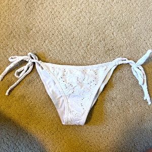 White Montce Swim bikini bottoms - M